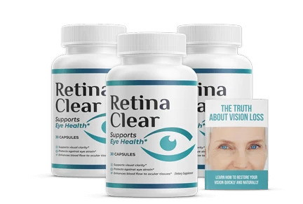 Retina Clear 6 bottles package